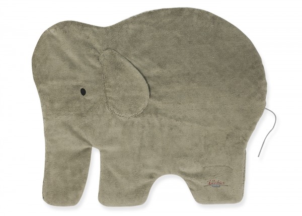 BIO Plüsch -Krabbeldecke Elefant mit Vlieseinlage