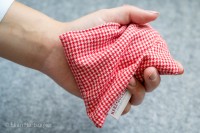 Flanell Knetkissen mit Rapssamenfüllung Flanell Knetkissen mit Rapssamenfüllung