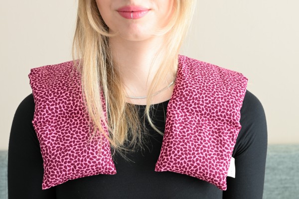 Schulterkissen mit Rapssamenfüllung - Tropfen