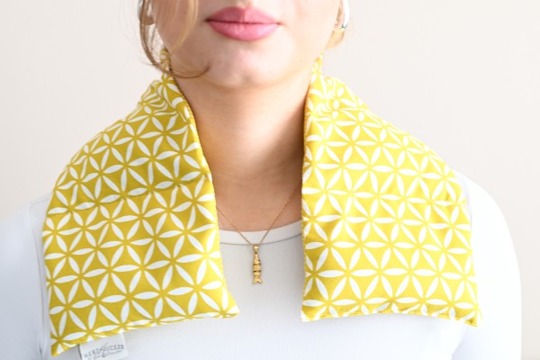 Basic 7-Kammerkissen mit Rapssamenfüllung - Blume des Lebens