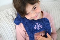 Kinderkissen Dalapferdchen mit Kirschkernfüllung - Bio Plüsch Kinderkissen Dalapferdchen mit Kirschkernfüllung - Bio Plüsch