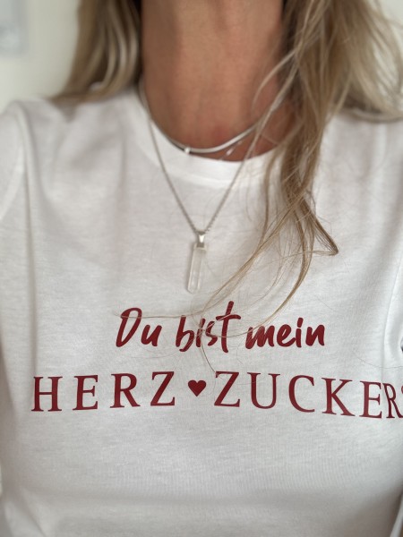 Herzzucker T-Shirt "DU BIST MEIN HERZZUCKER"