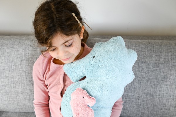 Kuschelkissen Kaya das Seepferdchen - Bio Plüsch