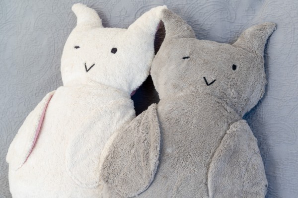 Kuschelkissen Marlene die Eule - Bio Plüsch