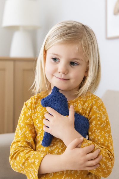 Babykissen Dalapferdchen mit Kirschkernfüllung - Bio Plüsch