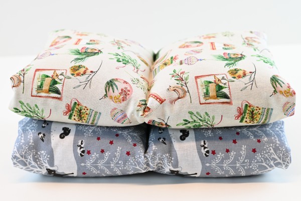 Lendenkissen mit Rapssamenfüllung - Weihnachten