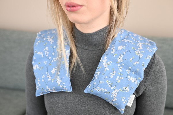 Basic 7-Kammerkissen mit Kirschkernfüllung - Osaka Kirschblüte